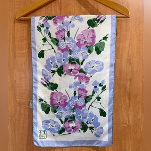 Vintage Silk Floral Vera Neumann Scarf